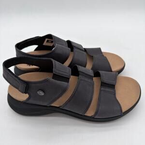 Kuru Coda Muse Plantar Fasciitis Everyday Travel Leather Sporty Sandal NWOB 10